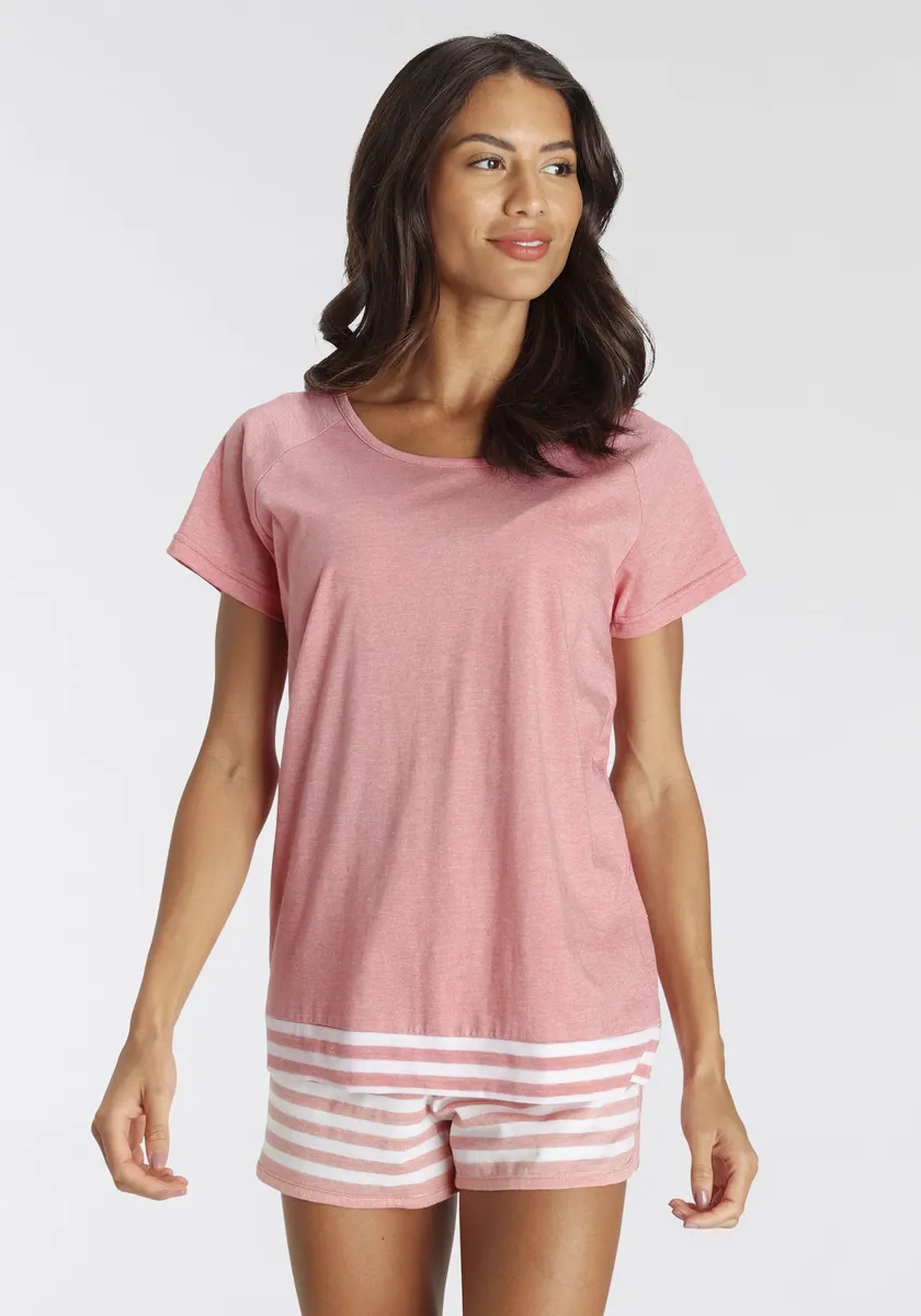 Vivance Dreams Пижама (2 шт.), с полосками, розовый
Vivance Dreams Пижама (2 шт.), с полосками, розовый