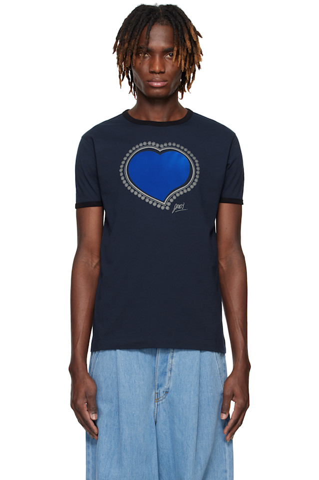 Футболка с архивным принтом Dries Van Noten, синий
Футболка с архивным принтом Dries Van Noten, синий