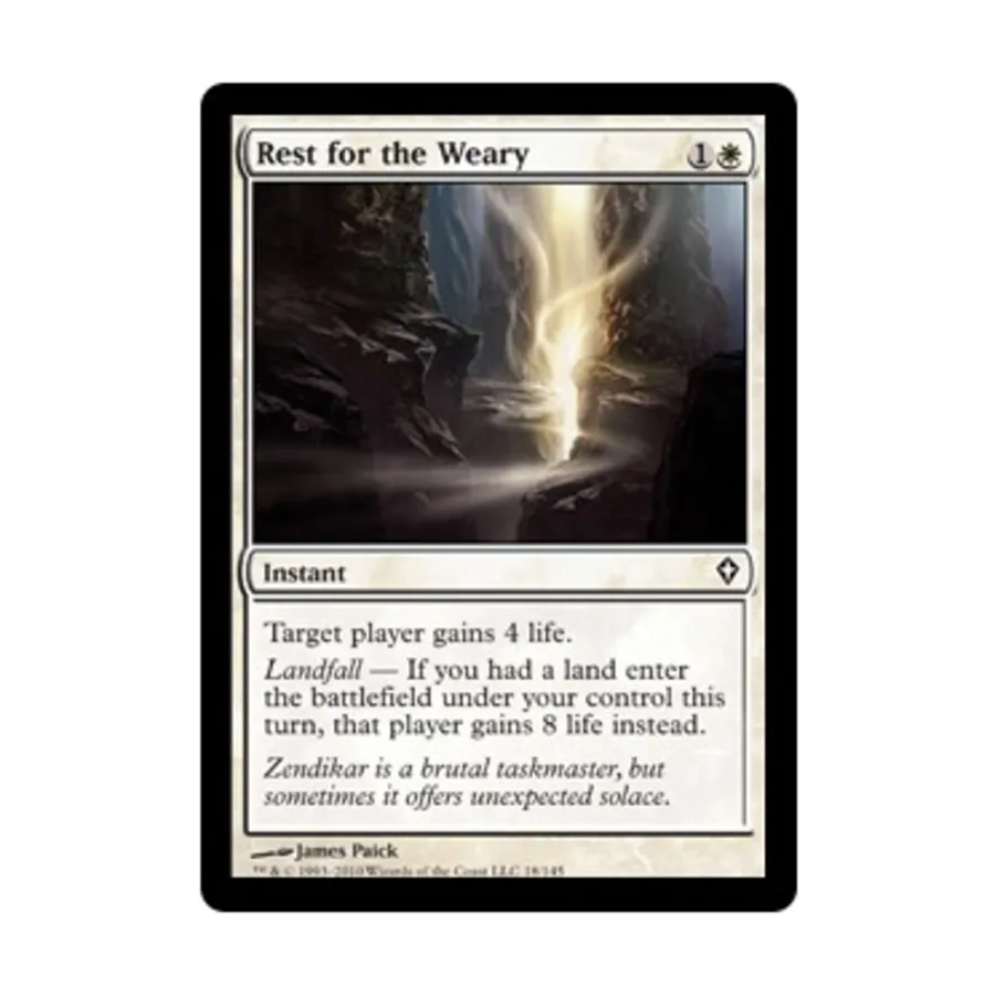 CCG Отдых для усталых (С), MTG - Worldwake
CCG Отдых для усталых (С), MTG - Worldwake