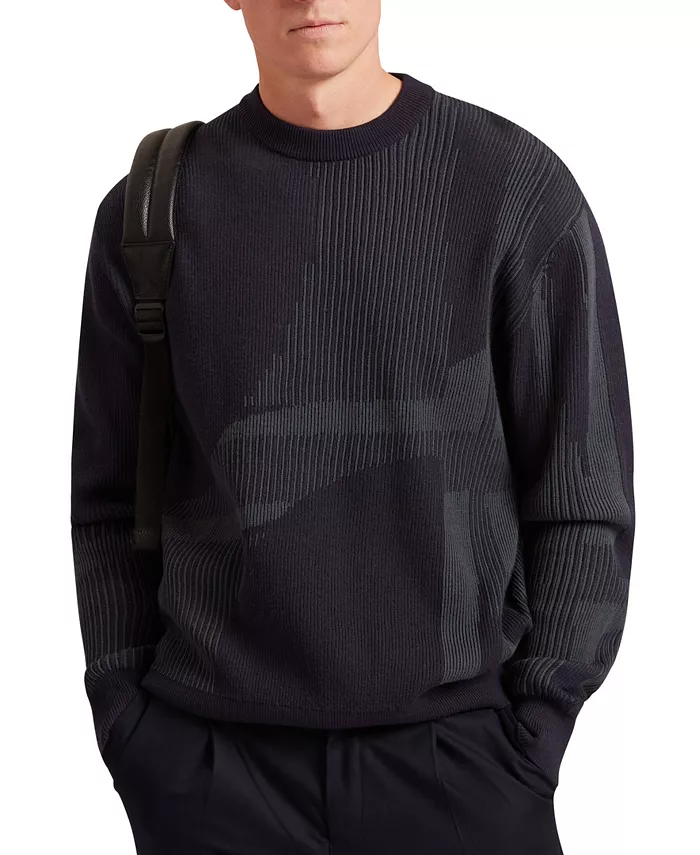 Мужской свитер Wilan с длинными рукавами и круглой горловиной Ted Baker, синий
Мужской свитер Wilan с длинными рукавами и круглой горловиной Ted Baker, синий