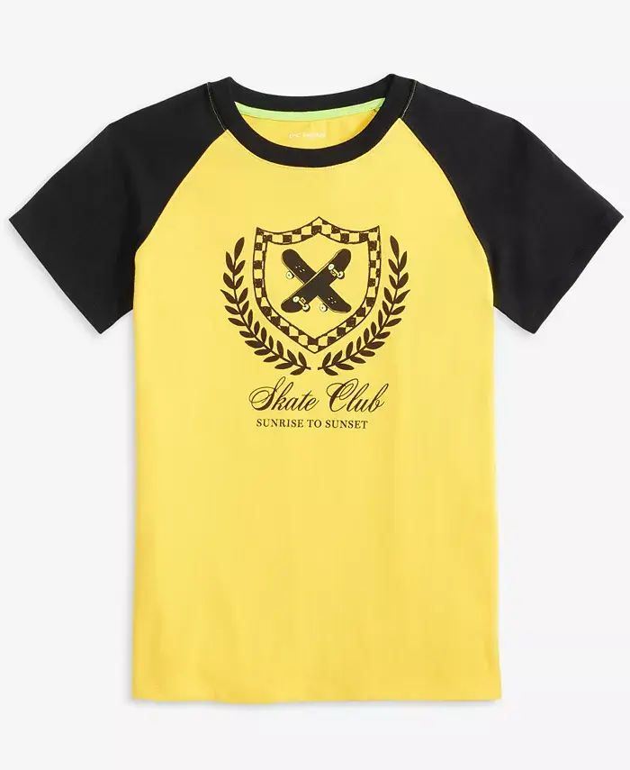 Футболка с регланными рукавами и цветными блоками Little & Big Boys Skate Club Epic Threads, желтый
Футболка с регланными рукавами и цветными блоками Little & Big Boys Skate Club Epic Threads, желтый