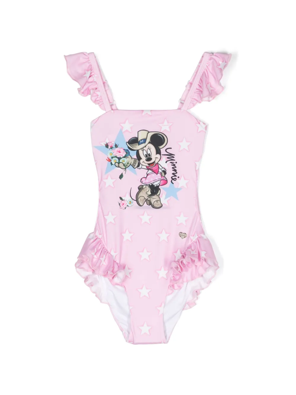 Купальник с открытой спиной и графичным принтом Monnalisa, розовый
Купальник с открытой спиной и графичным принтом Monnalisa, розовый