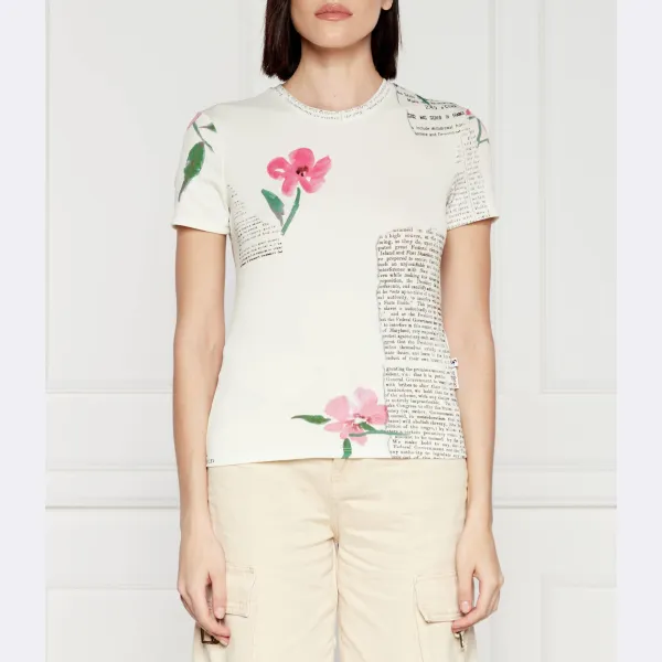 Футболка узкого кроя Mirna Desigual, экрю
Футболка узкого кроя Mirna Desigual, экрю