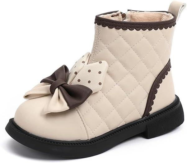 Милые ботильоны для девочек с бантом, на меху, с боковой молнией, короткие уличные ботинки, зимние теплые туфли для детей JGKDTX, Beige
Милые ботильоны для девочек с бантом, на меху, с боковой молнией, короткие уличные ботинки, зимние теплые туфли для детей JGKDTX, Beige