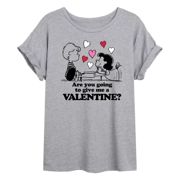 Детская футболка с Люси и Шрёдером на День святого Валентина Licensed Character, серый
Детская футболка с Люси и Шрёдером на День святого Валентина Licensed Character, серый