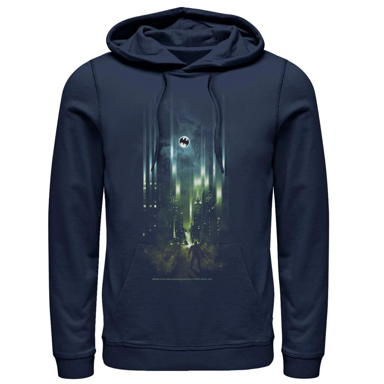 Мужская толстовка с капюшоном и плакатом с изображением Бэтмена из комиксов DC и уличных фонарей DC Comics, синий
Мужская толстовка с капюшоном и плакатом с изображением Бэтмена из комиксов DC и уличных фонарей DC Comics, синий
