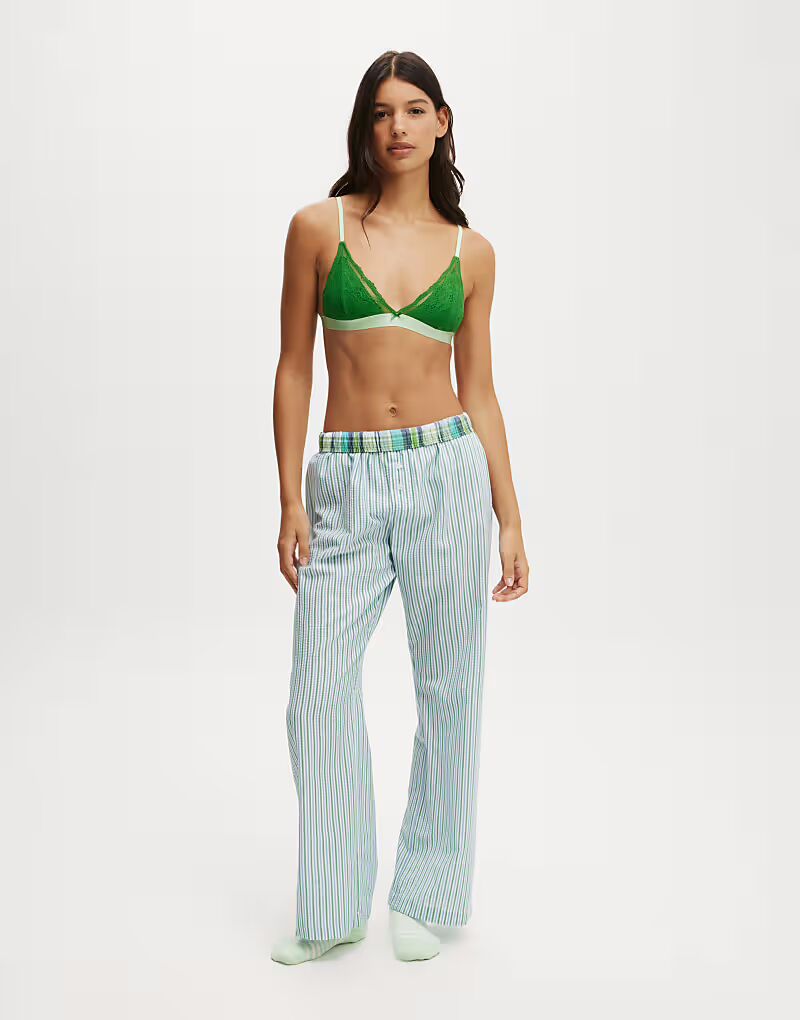 Боксеры-трусы-бойфренды из хлопка:On в сине-зеленую полоску Cotton:On
Боксеры-трусы-бойфренды из хлопка:On в сине-зеленую полоску Cotton:On