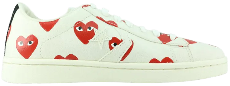 Кроссовки Converse Comme Des Garcon x Pro Leather 'Play', белый
Кроссовки Converse Comme Des Garcon x Pro Leather 'Play', белый