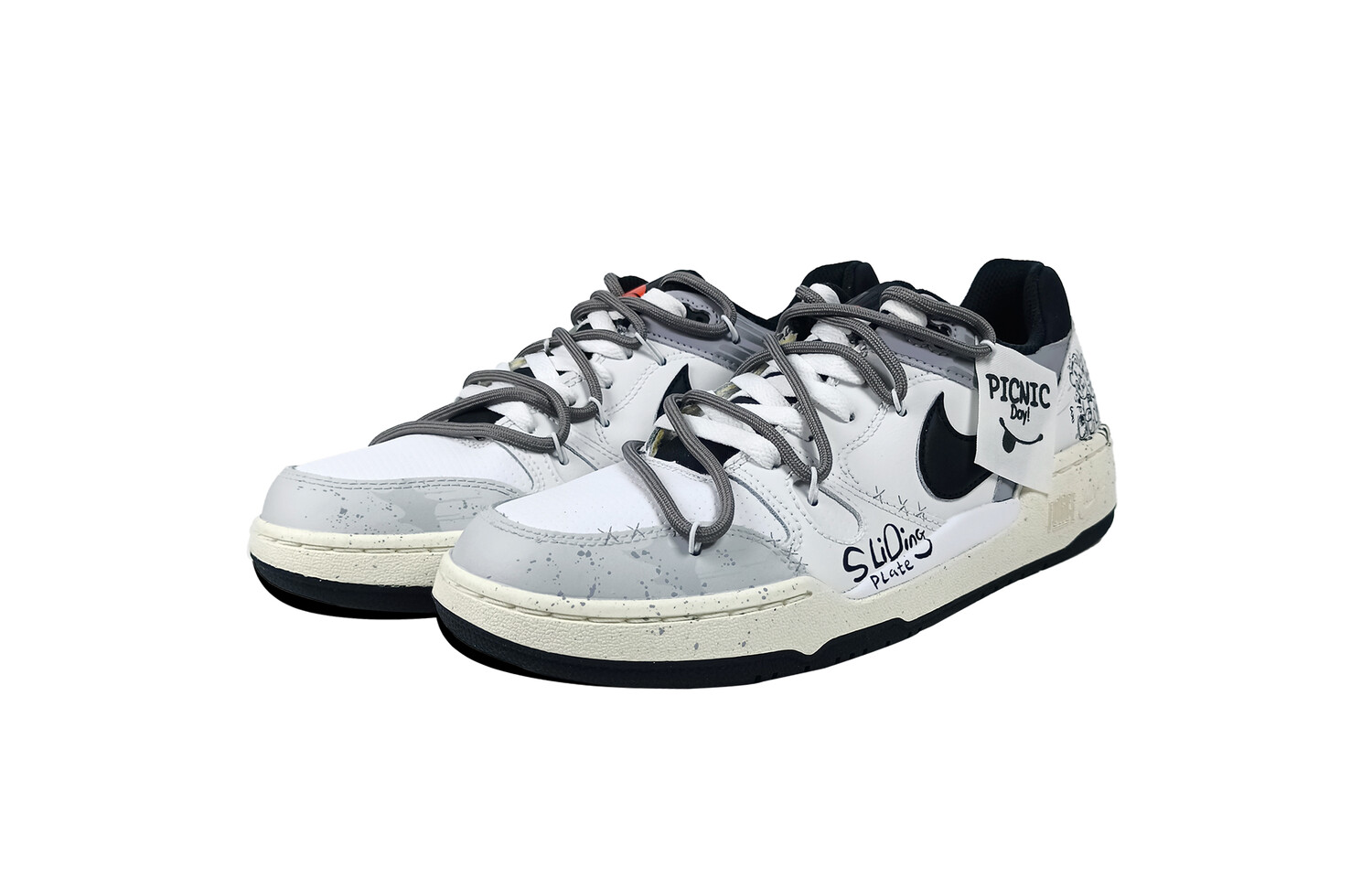Кроссовки Nike Full Force Skateboarding Shoes Men Low-top White/gray, светло-серый
Кроссовки Nike Full Force Skateboarding Shoes Men Low-top White/gray, светло-серый