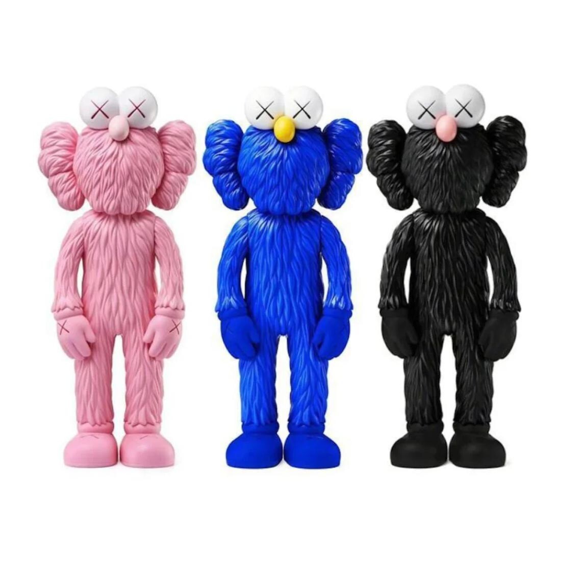Набор виниловых фигурок Kaws BFF Open Edition, розовый/синий/черный
Набор виниловых фигурок Kaws BFF Open Edition, розовый/синий/черный