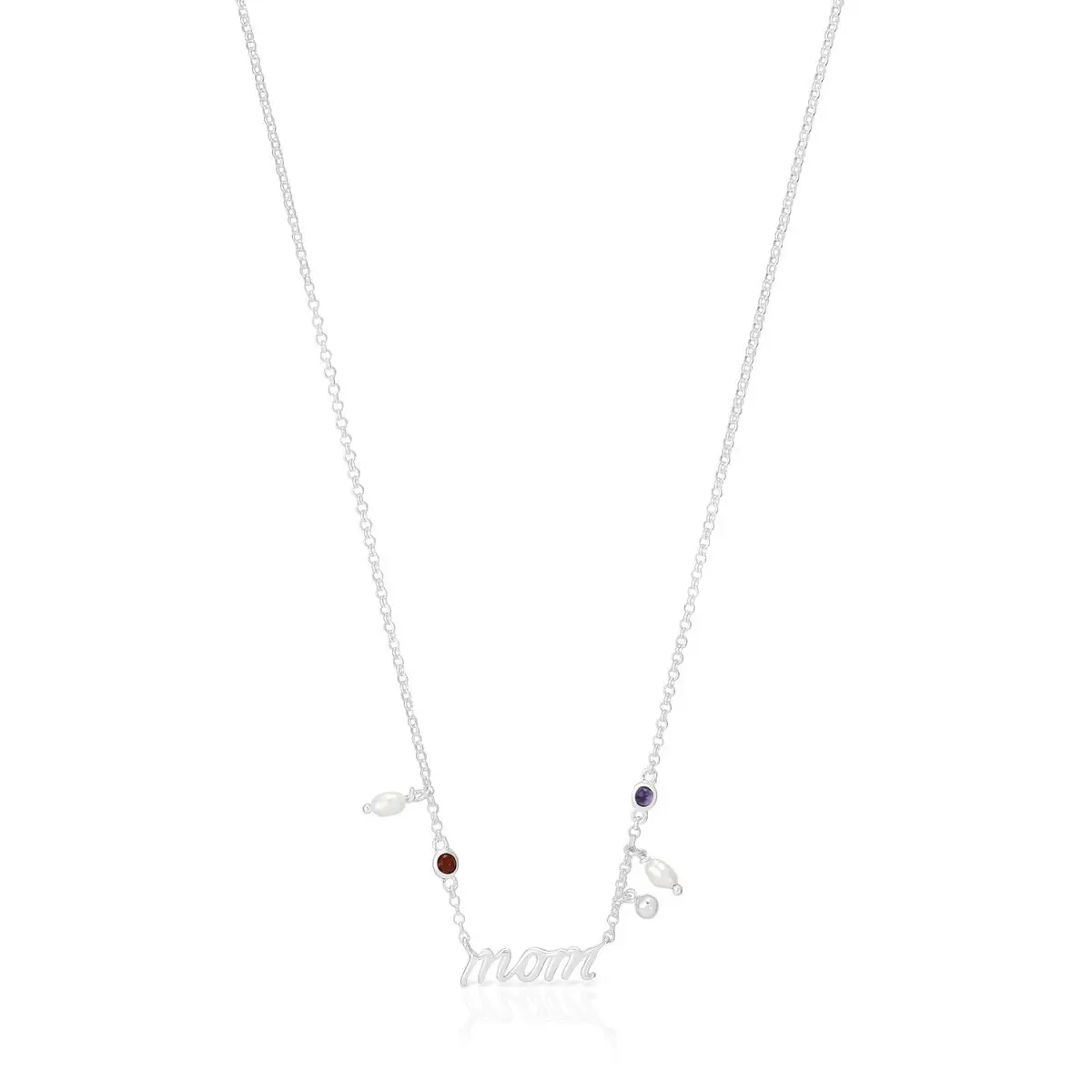 Колье Tous Mama Mom With Cultured Pearls And Gemstones, серебро
Колье Tous Mama Mom With Cultured Pearls And Gemstones, серебро
