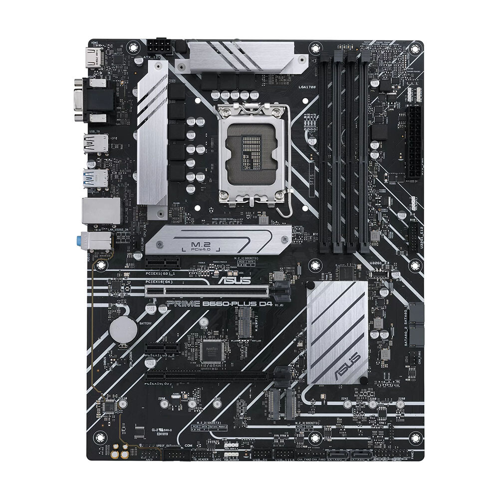 Материнская плата ASUS PRIME B660-PLUS D4, LGA1700, DDR4
Материнская плата ASUS PRIME B660-PLUS D4, LGA1700, DDR4