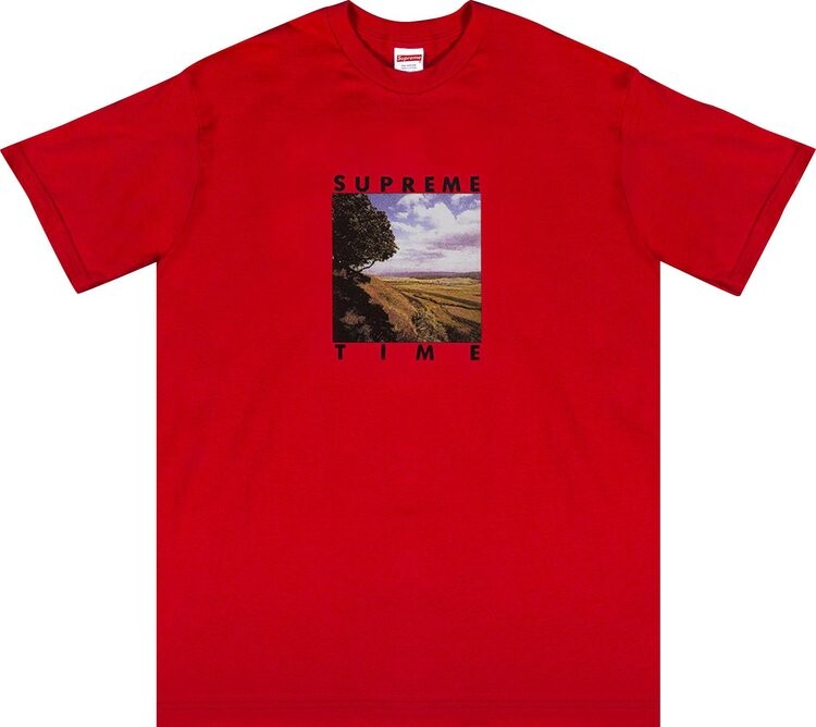 Футболка Supreme Supreme Time Tee 'Red', красный
Футболка Supreme Supreme Time Tee 'Red', красный