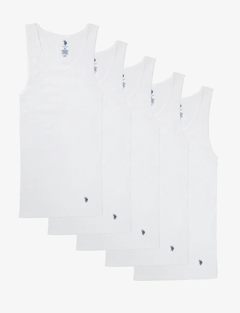 Комплект маек U.S. Polo Assn A, 5 штук, белый
Комплект маек U.S. Polo Assn A, 5 штук, белый