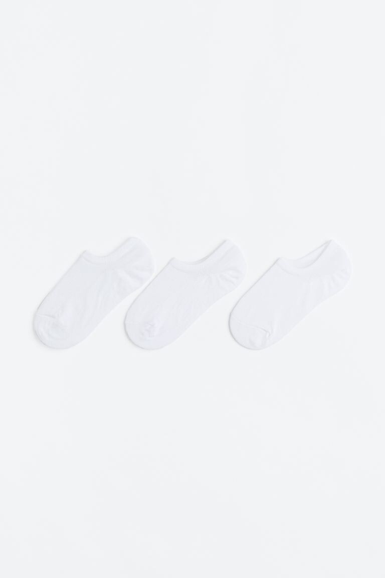 3 пары коротких носков H&M, белый
3 пары коротких носков H&M, белый