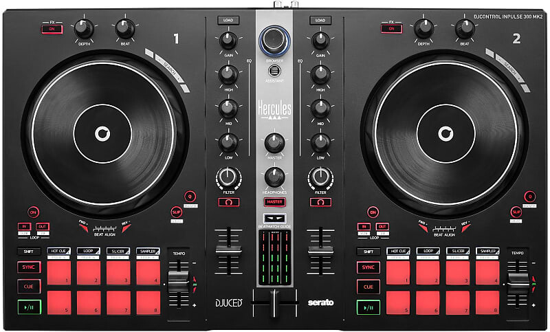 Hercules DJ DJControl Inpulse 300 mk2 2-канальный DJ-контроллер AMS-DJC-INPULSE-300-MK2
Hercules DJ DJControl Inpulse 300 mk2 2-канальный DJ-контроллер AMS-DJC-INPULSE-300-MK2