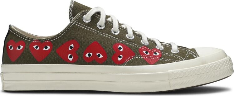 Кроссовки Converse Comme des Garçons Play x Chuck 70 Low Top Multi Heart, зеленый
Кроссовки Converse Comme des Garçons Play x Chuck 70 Low Top Multi Heart, зеленый