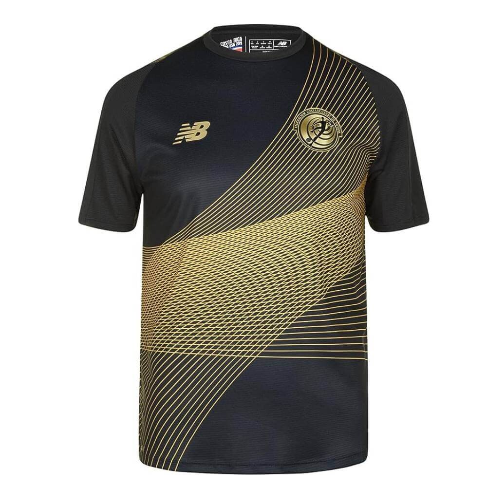 Футболка New Balance Costa Rica Gold Cup International Soccer, черный/золотистый 
Футболка New Balance Costa Rica Gold Cup International Soccer, черный/золотистый