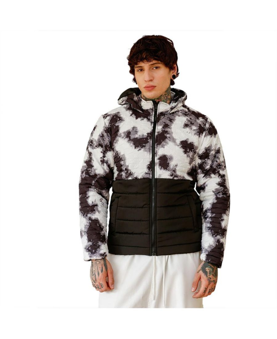 Мужская стеганая куртка-пуховик цвета обсидиановый черный и меловой белый Campus Sutra, Black
Мужская стеганая куртка-пуховик цвета обсидиановый черный и меловой белый Campus Sutra, Black