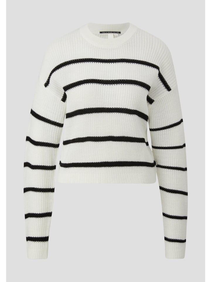 Вязаный свитер в цвете 99G0_black QS
Вязаный свитер в цвете 99G0_black QS