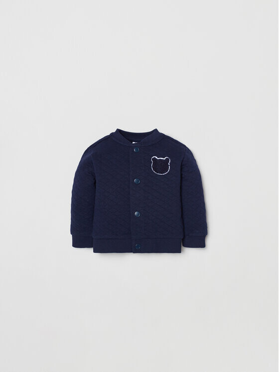 Бомбер стандартного кроя Ovs, синий
Бомбер стандартного кроя Ovs, синий