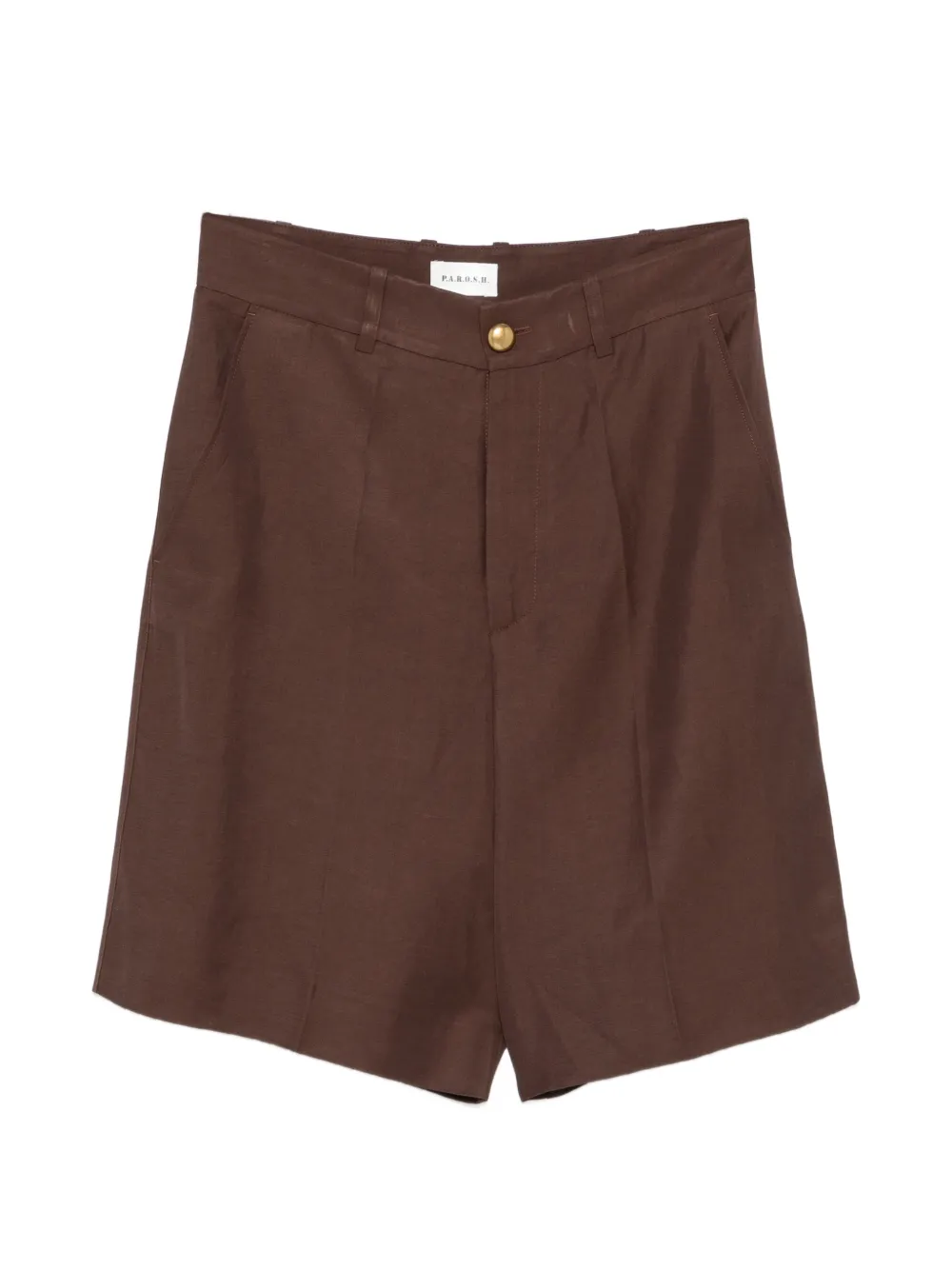 Плиссированные tailored шорты P.A.R.O.S.H., коричневый
Плиссированные tailored шорты P.A.R.O.S.H., коричневый