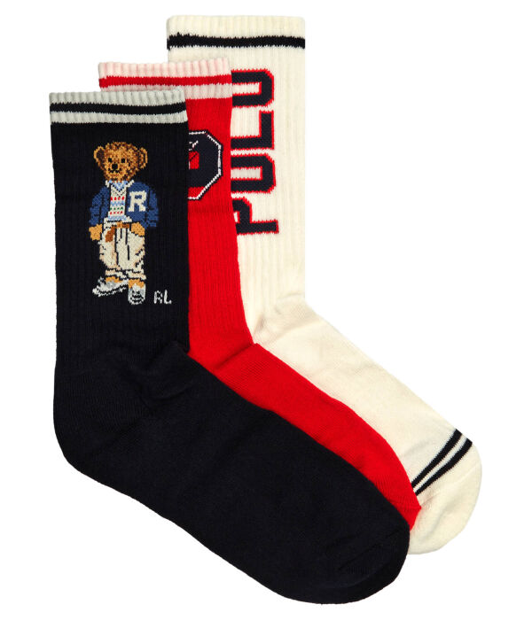 Носки женские Polo Ralph Lauren с принтом 3 пары, мультиколор
Носки женские Polo Ralph Lauren с принтом 3 пары, мультиколор