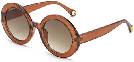 Модные круглые солнцезащитные очки 2026 года для женщин, винтажные очки с градиентным переходом цвета, панк-очки для мужчин, солнцезащитные очки UV400 MTZJH, Brown Tea Gradient
Модные круглые солнцезащитные очки 2026 года для женщин, винтажные очки с градиентным переходом цвета, панк-очки для мужчин, солнцезащитные очки UV400 MTZJH, Brown Tea Gradient