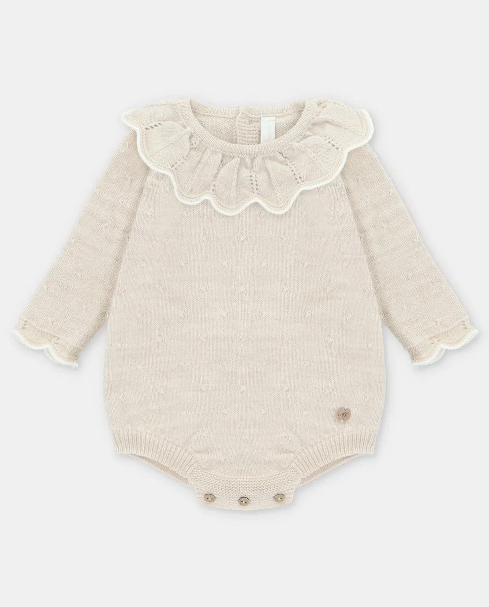 Вязаный песочник для малыша цвета песка Martín Aranda
Вязаный песочник для малыша цвета песка Martín Aranda