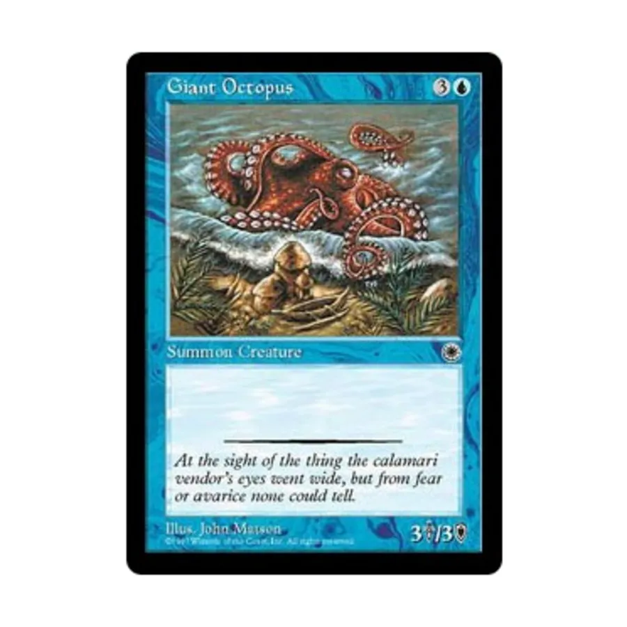 CCG Гигантский осьминог (С), MTG - Portal
CCG Гигантский осьминог (С), MTG - Portal