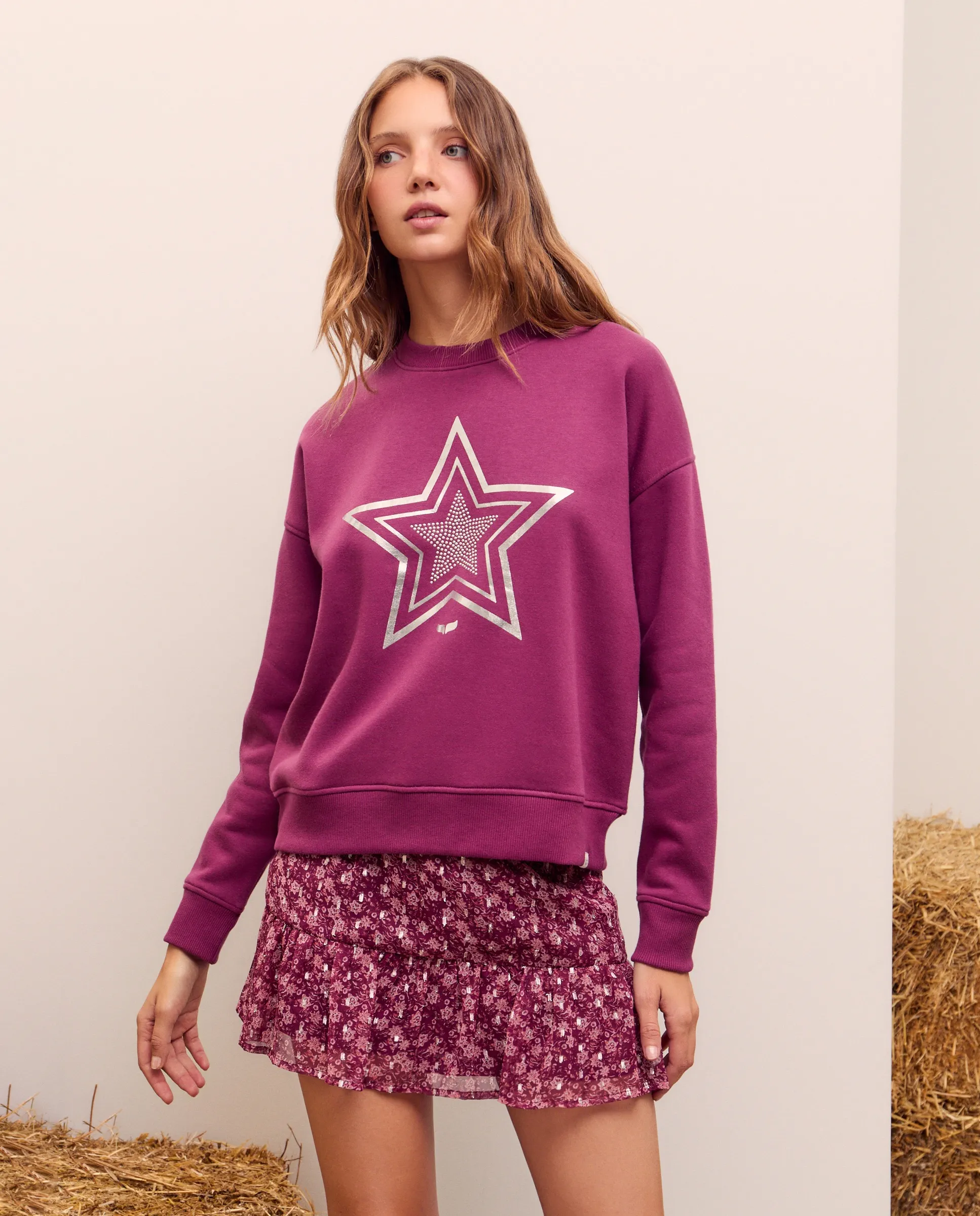 Женская толстовка с круглым вырезом и принтом спереди Green Coast, темно-розовый
Женская толстовка с круглым вырезом и принтом спереди Green Coast, темно-розовый