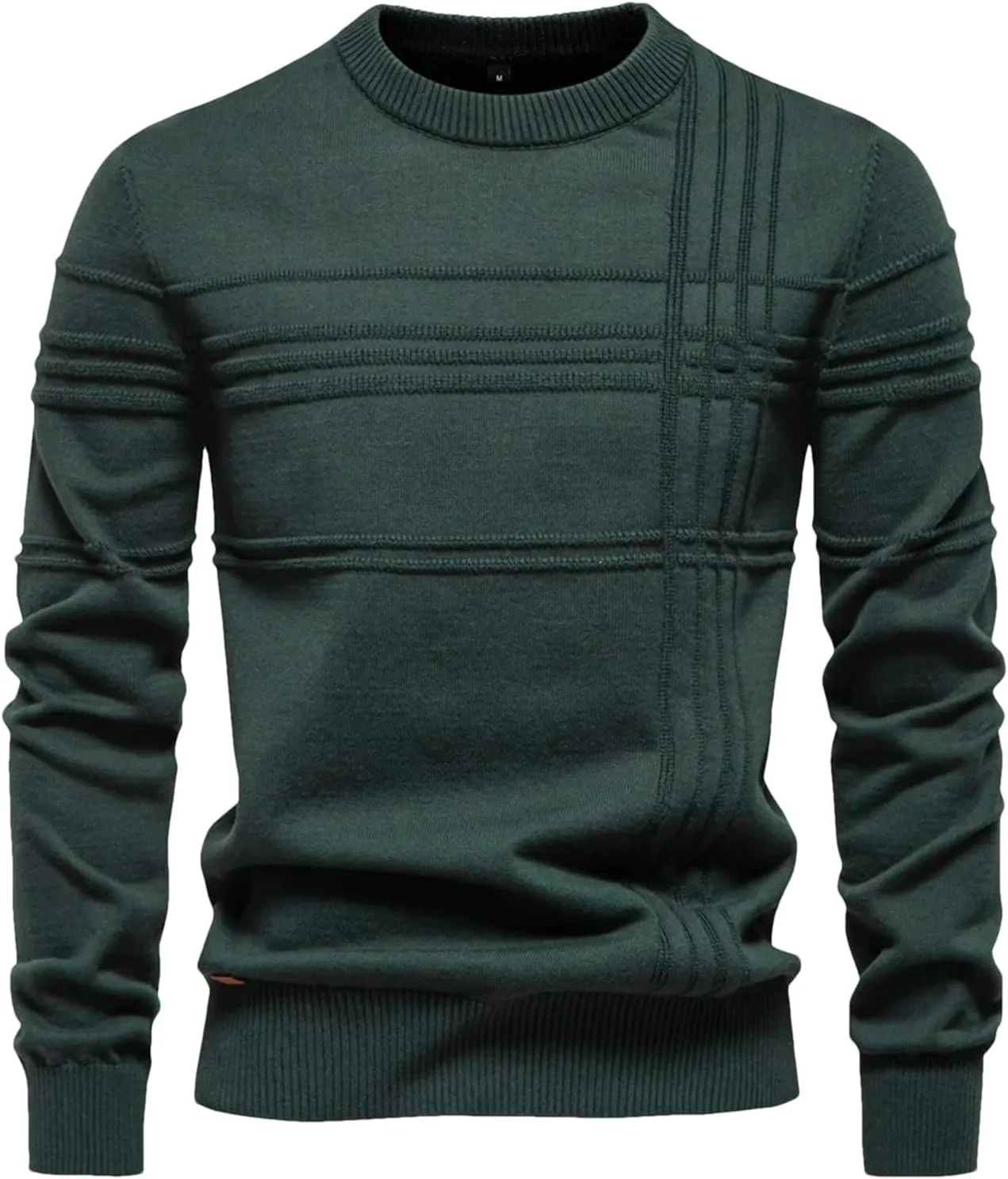 Мужской свитер из хлопка с длинным рукавом, классический крой, полосатый
Мужской свитер из хлопка с длинным рукавом, классический крой, полосатый