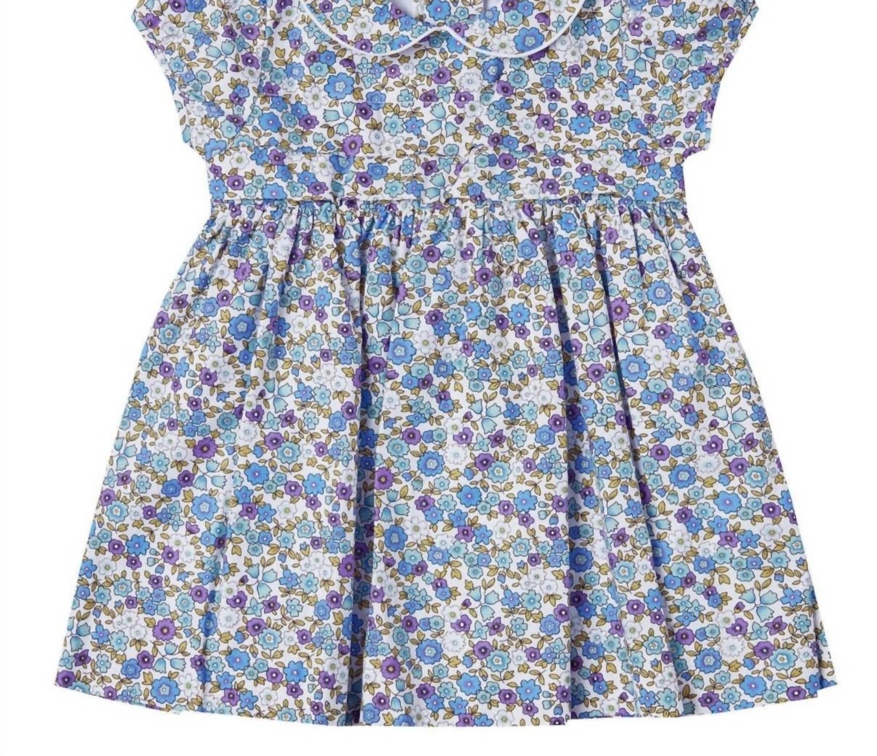 Платье Liberty для девочек с рукавами-фонариками синего цвета Petit Confection
Платье Liberty для девочек с рукавами-фонариками синего цвета Petit Confection