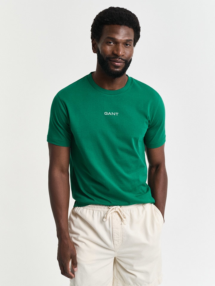 Футболка Gant, зеленый
Футболка Gant, зеленый