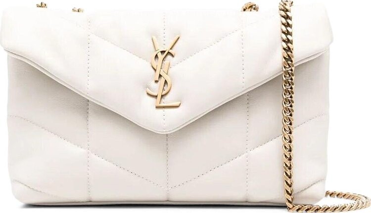 Сумка через плечо Saint Laurent Puffer Toy Quilted 'Vintage White', белый
Сумка через плечо Saint Laurent Puffer Toy Quilted 'Vintage White', белый
