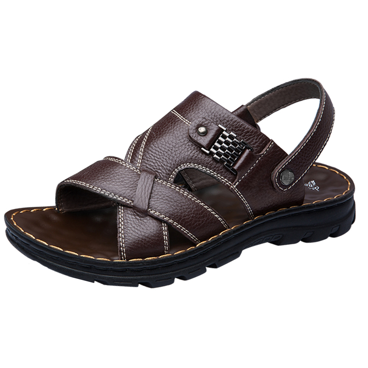 MEXICAN Пляжные сандалии мужские черно-коричневые коричневые, цвет Brown
MEXICAN Пляжные сандалии мужские черно-коричневые коричневые, цвет Brown