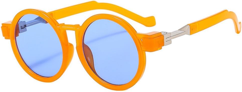 Круглые женские солнцезащитные очки в стиле стимпанк, роскошные солнцезащитные очки с защитой от УФ-излучения UV400, модные мужские солнцезащитные очки TVTBBVV, Orange
Круглые женские солнцезащитные очки в стиле стимпанк, роскошные солнцезащитные очки с защитой от УФ-излучения UV400, модные мужские солнцезащитные очки TVTBBVV, Orange