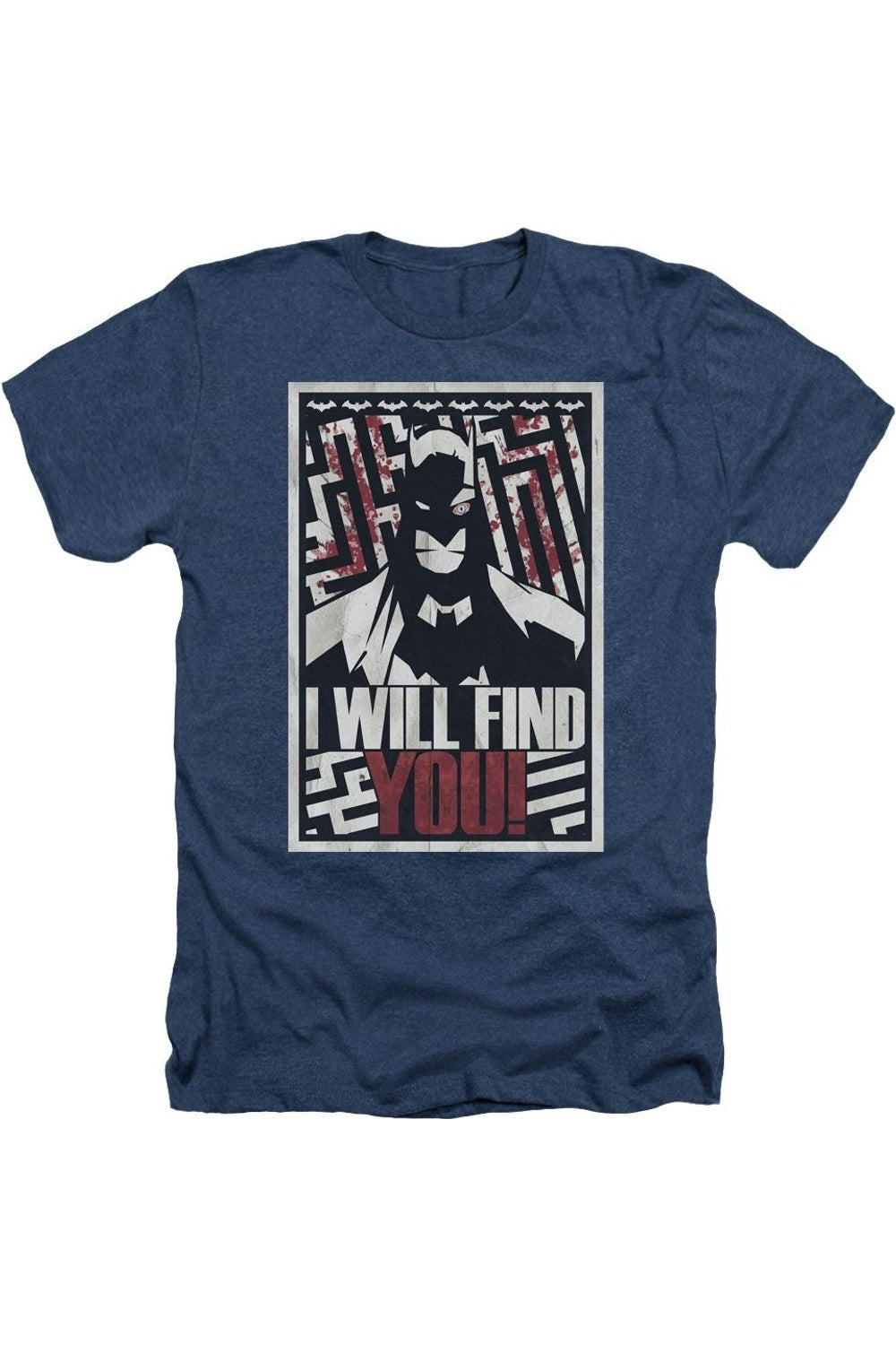 Футболка / футболка для взрослых «Бэтмен, я найду тебя» для Heather Gildan, темно-синий
Футболка / футболка для взрослых «Бэтмен, я найду тебя» для Heather Gildan, темно-синий