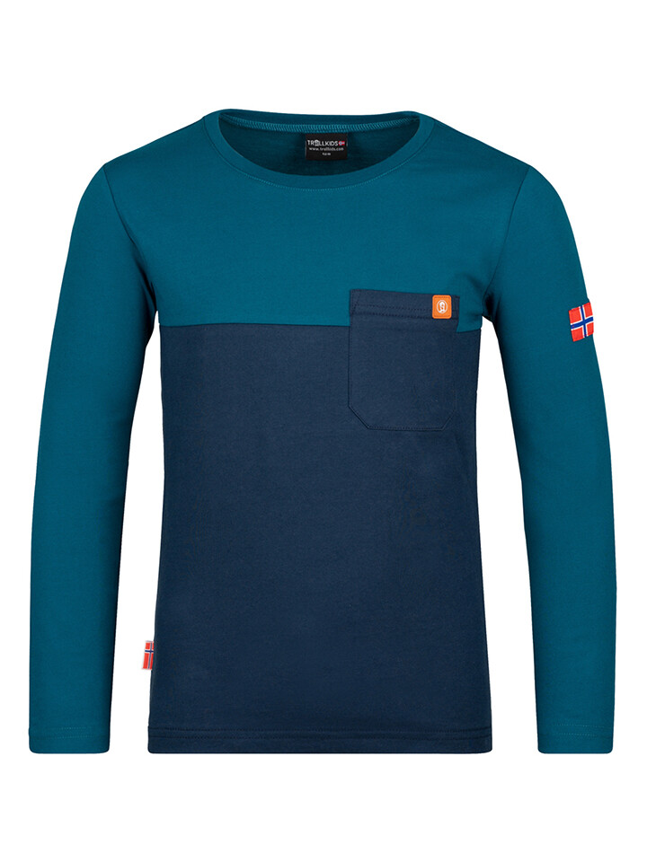 Лонгслив Trollkids Bergen, темно синий
Лонгслив Trollkids Bergen, темно синий