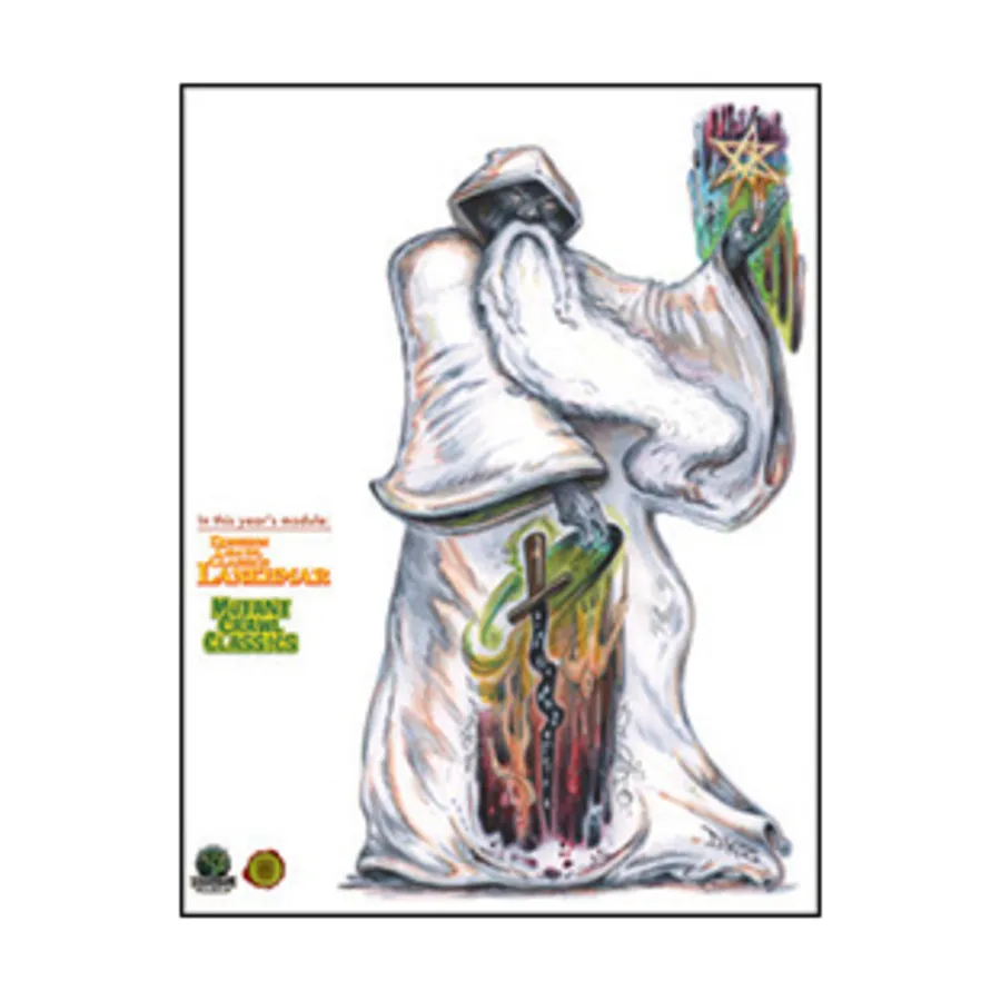 Lankhmar/Mutant Crawl Classics (Free RPG Day 2016) - Cover E, Dungeon Crawl Classics Role Playing Games - Adventures, мягкая обложка
Lankhmar/Mutant Crawl Classics (Free RPG Day 2016) - Cover E, Dungeon Crawl Classics Role Playing Games - Adventures, мягкая обложка