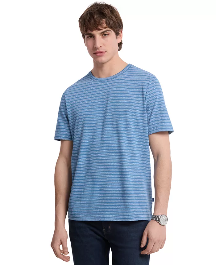 Мужская полосатая футболка с коротким рукавом и круглым вырезом Michael Kors, синий
Мужская полосатая футболка с коротким рукавом и круглым вырезом Michael Kors, синий