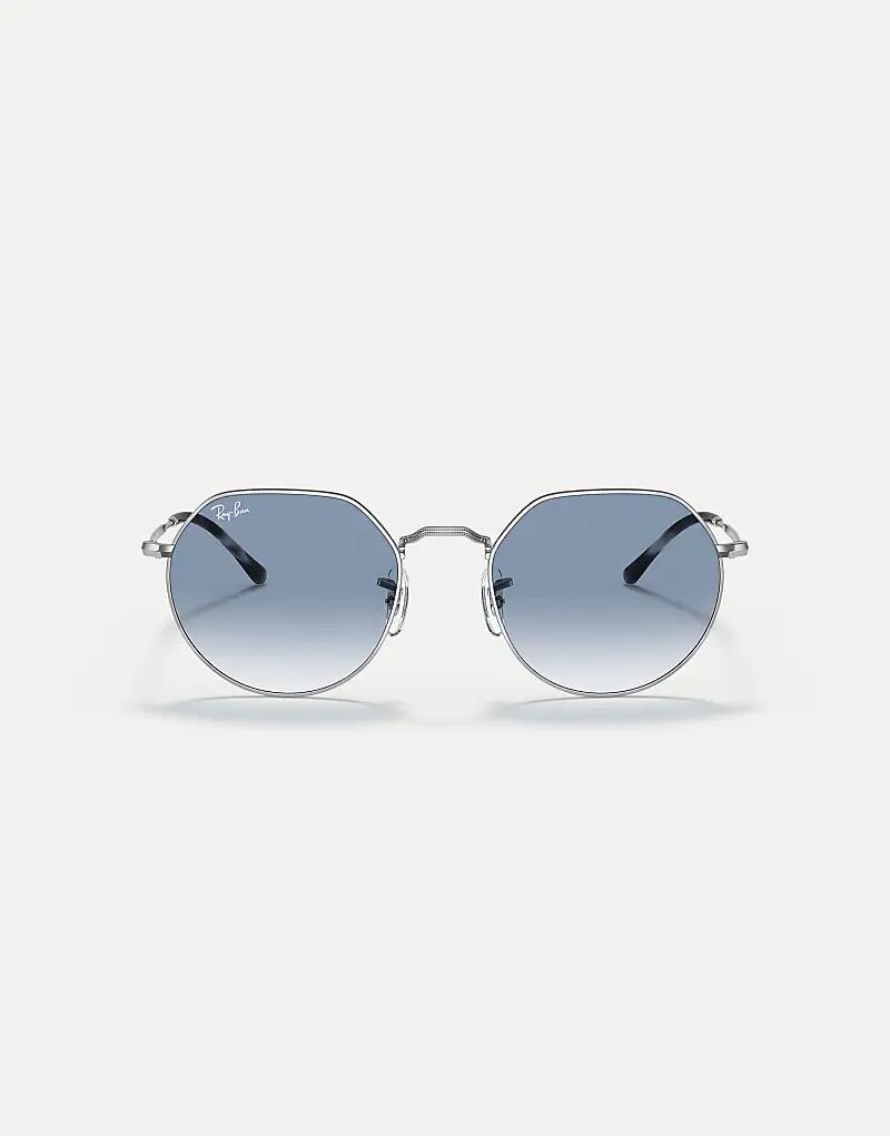 Солнцезащитные очки Ray-Ban Jack неправильной формы с синими линзами серебристого цвета
Солнцезащитные очки Ray-Ban Jack неправильной формы с синими линзами серебристого цвета