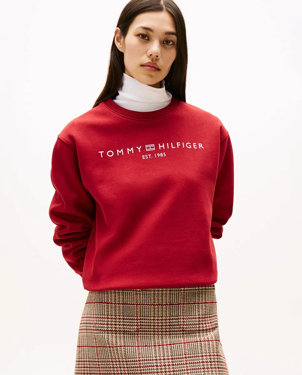 Женская толстовка с круглым вырезом и логотипом спереди Tommy Hilfiger, красный
Женская толстовка с круглым вырезом и логотипом спереди Tommy Hilfiger, красный