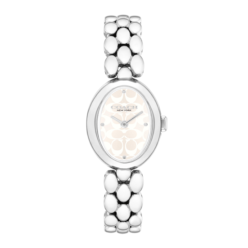 COACH Женские часы Sammy с кварцевым механизмом, стальной браслет, белый циферблат
COACH Женские часы Sammy с кварцевым механизмом, стальной браслет, белый циферблат