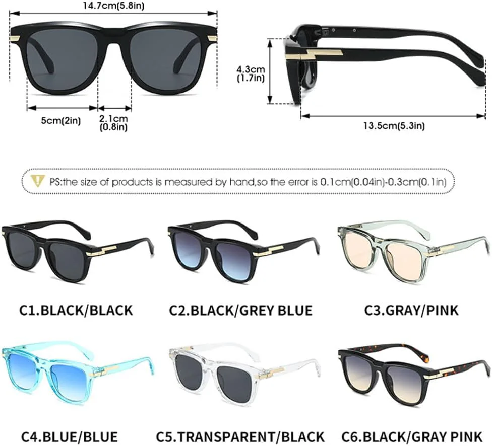 Популярные модные мужские солнцезащитные очки в стиле ретро с градиентом и защитой от УФ-излучения UV400, женские солнцезащитные очки в стиле панк KTUCN, Blue Blue
Популярные модные мужские солнцезащитные очки в стиле ретро с градиентом и защитой от УФ-излучения UV400, женские солнцезащитные очки в стиле панк KTUCN, Blue Blue