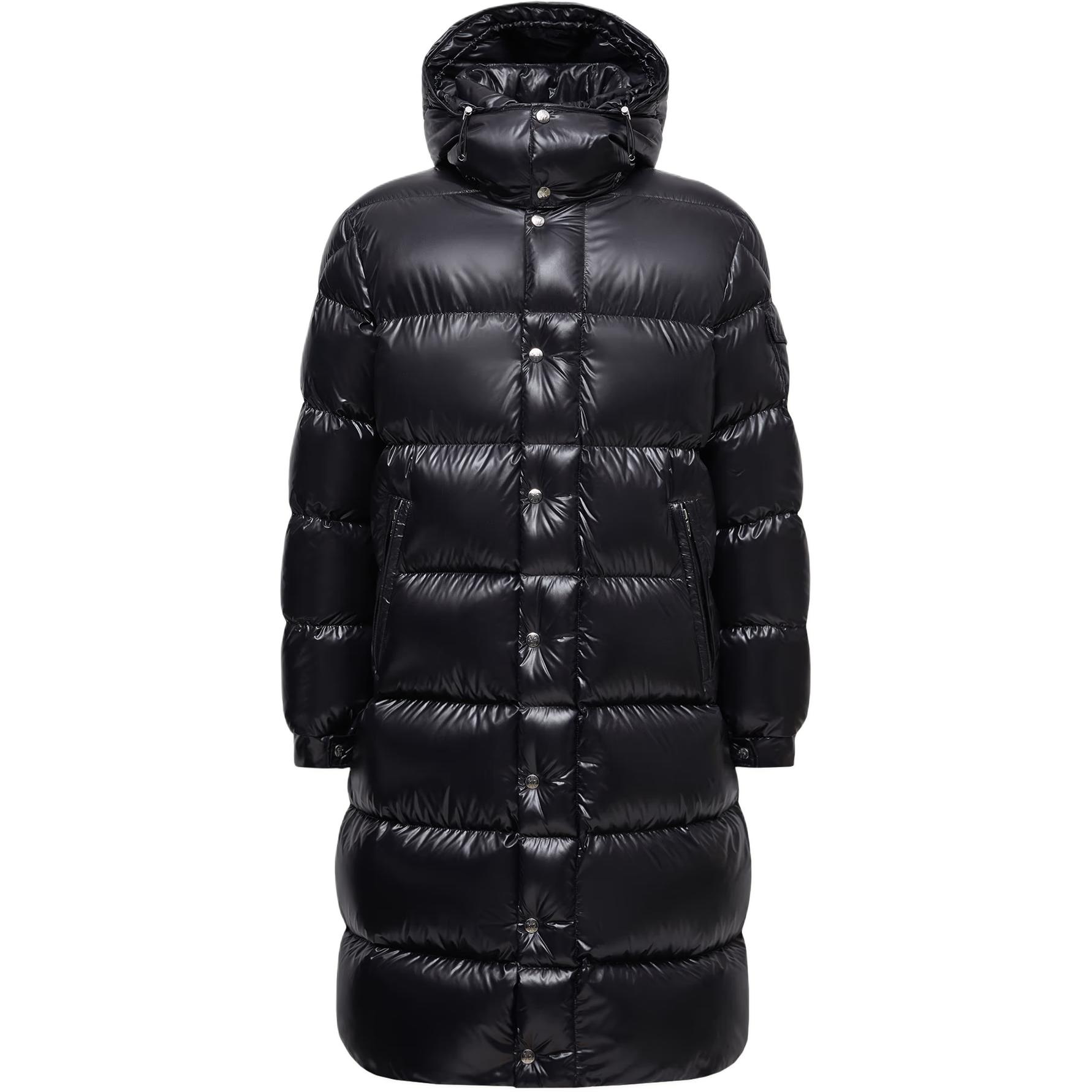 Moncler Квадратная стеганая удлиненная пуховая куртка с капюшоном, Black
Moncler Квадратная стеганая удлиненная пуховая куртка с капюшоном, Black