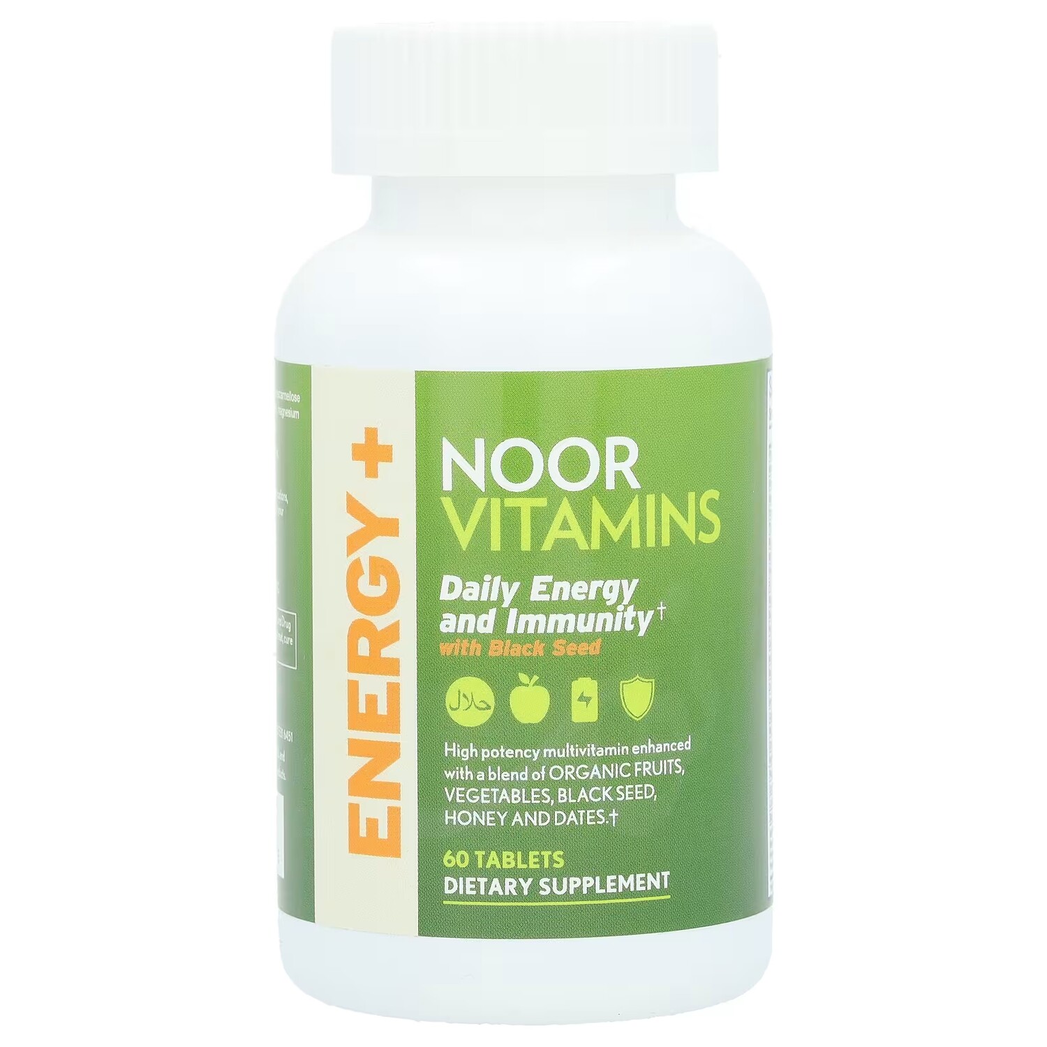 Витамины Noor Vitamins энергия и иммунитет с черным семенем, 60 таблеток 
Витамины Noor Vitamins энергия и иммунитет с черным семенем, 60 таблеток