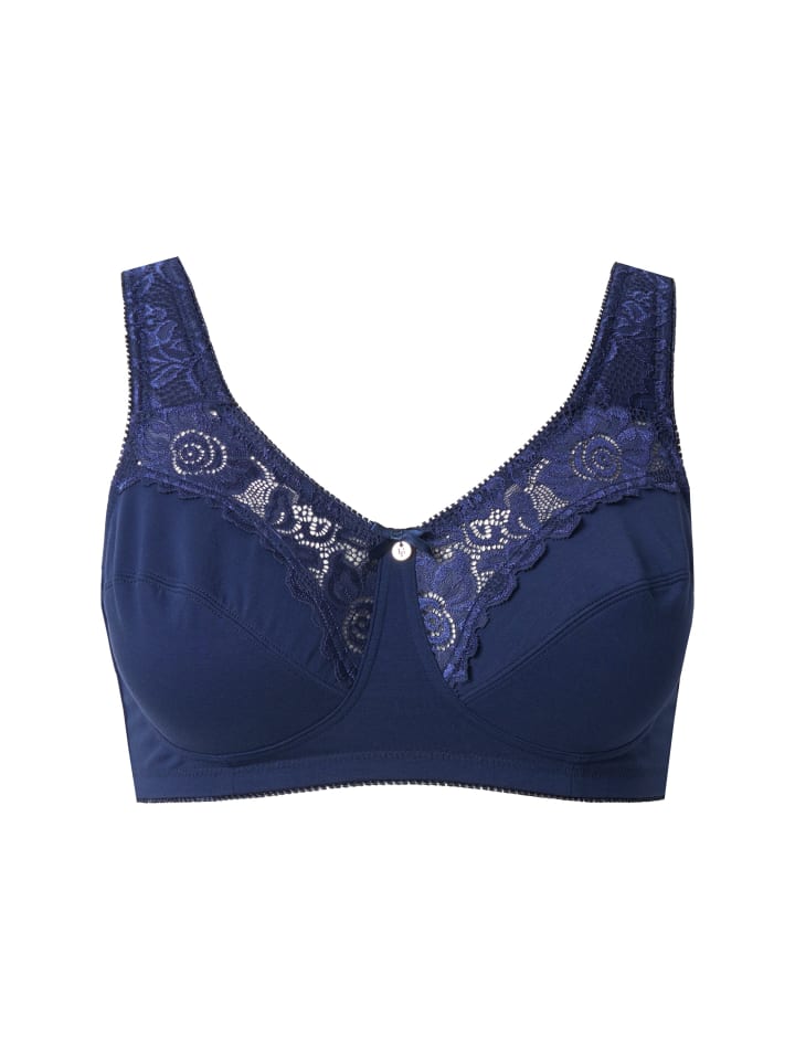 Бюстгальтер на косточках Ulla Popken, темно-синий
Бюстгальтер на косточках Ulla Popken, темно-синий