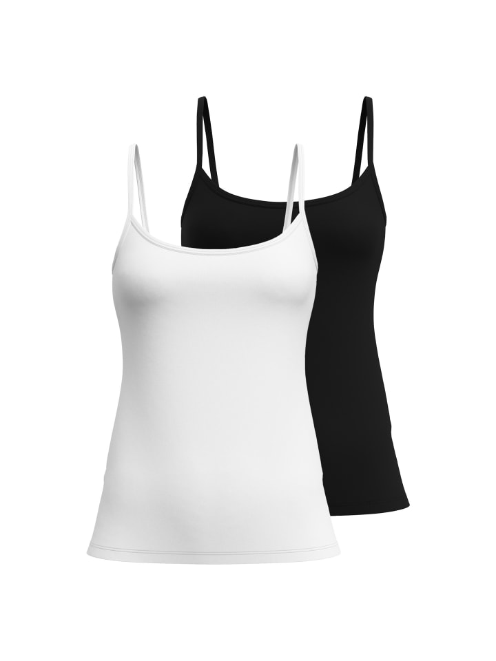 Майка Calida, белый/черный
Майка Calida, белый/черный