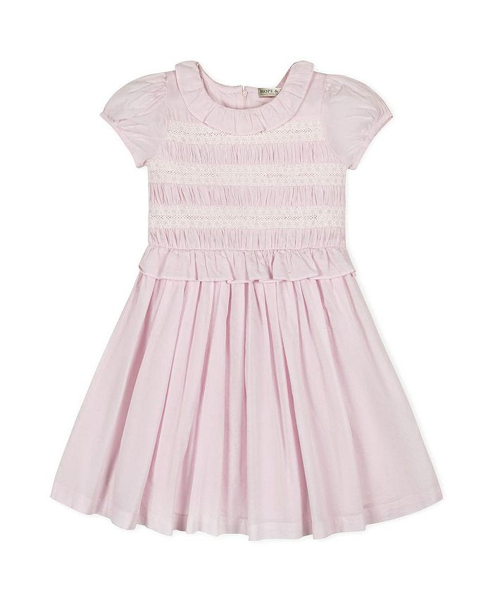 Детское платье с пышными рукавами и воротником-рюш из органического хлопка - для малышей и детей постарше Hope & Henry, розовый
Детское платье с пышными рукавами и воротником-рюш из органического хлопка - для малышей и детей постарше Hope & Henry, розовый